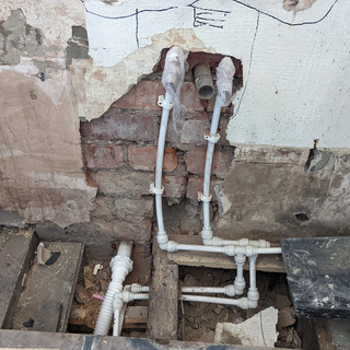 Corner Shower Installation