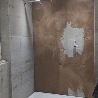 Corner Shower Installation