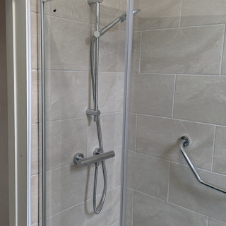 Corner Shower Installation