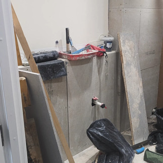 Corner Shower Installation
