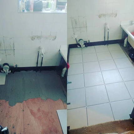 Full Tiled Bathroom